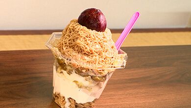 栗ソフトクリーム（小布施町）秋に食べたいアレ その（2）（2025年10月26日）