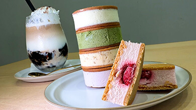 クリームチーズサンド（焼き菓子＆カフェ ジュリアン・須坂市）