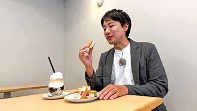 クリームチーズサンド（焼き菓子＆カフェ ジュリアン・須坂市）