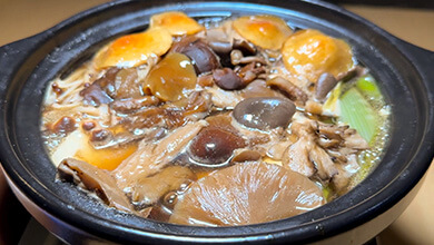 きのこ鍋（絹一 / 長野市）・冬に食べたいアレ その（4）