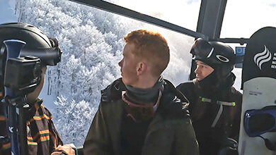 イアンさん・外国人観光客（野沢温泉スノーリゾート）