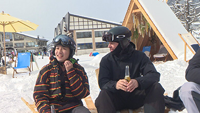 イアンさん・外国人観光客（野沢温泉スノーリゾート）