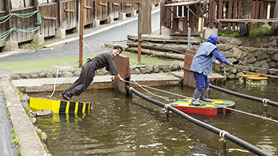 戸隠忍者村(長野市)・山岡秀喜アナ(どーゆーの?信州)