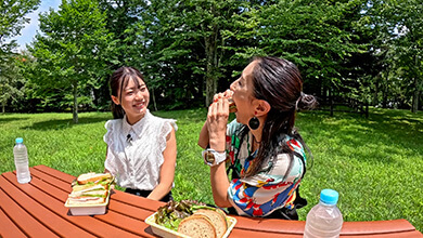 軽井沢食材でオリジナルサンドイッチづくり２｜自然をまるごといただき！軽井沢満腹旅（信州をカーナビ ＵぐるっＴＶ 2024年8月31日 土曜 午後4時）