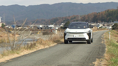 電気自動車 bZ4Xで出発！（UぐるっTV・2025年12月27日）