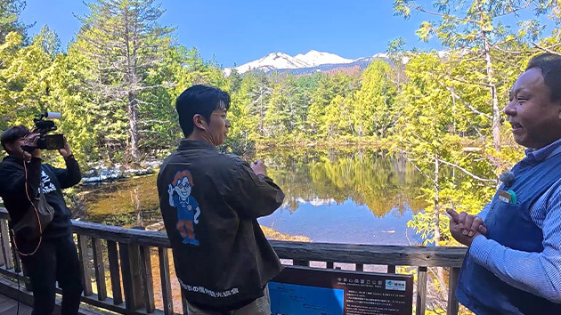 乗鞍岳が鏡のような水面に映る絶景スポットへ！（藤森慎吾の信州観光協会・2025年7月6日の放送内容）