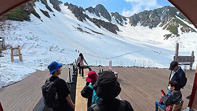 雪山　登山　千畳敷カール