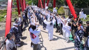 御神木祭 ヒノキ　上松町