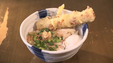 中野市　うどん　ぶっかけうどん　藤森慎吾
