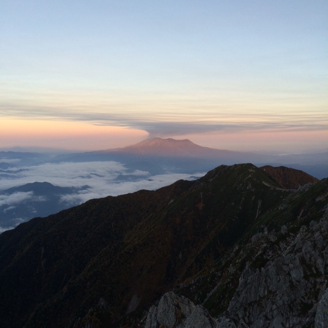 御嶽山（標高3067m）