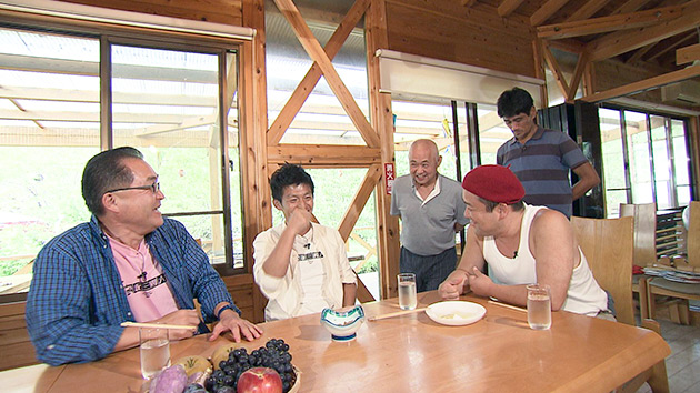 おじさん3人 秋の味覚狩り(駅テレ)