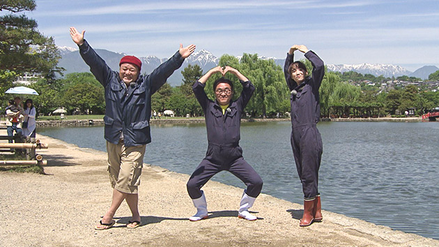 やまびこ造園YMO(ヤポン・松坂・大槻)|信州花フェスタ2019開催中スペシャル 百花繚乱!! やまびこ造園YMO ~新緑の信州を彩る3つのモスボール~