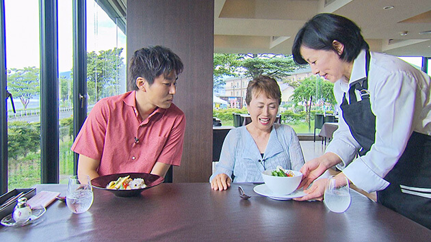 駅前テレビ Suwaガラスの里レストラン 2019年8月24日