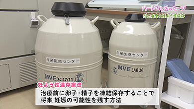 妊よう性温存（卵子・精子・受精卵の凍結保存）