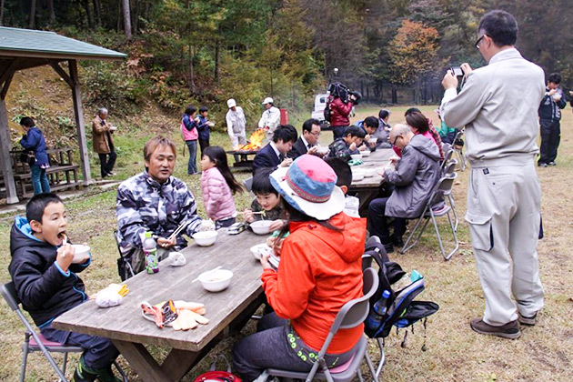 「森林の里親促進事業」契約記念式典＆除伐（地球を守ろう！プロジェクト）