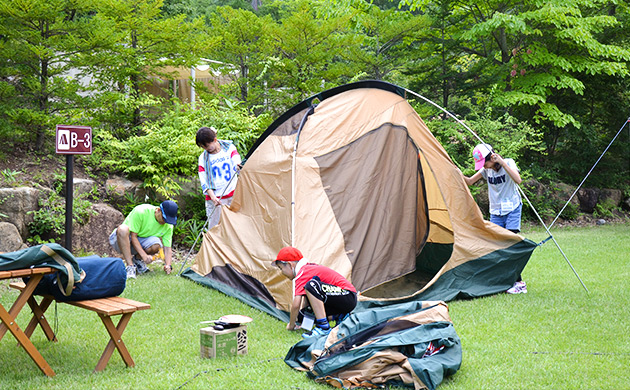 夏だ！キャンプへGO！参加者募集 / テント