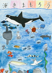 柴崎 栞奈(しばざき かんな)さん / 佐久平浅間小学校 2年:入選