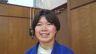 女子柔道  納庄千寿選手