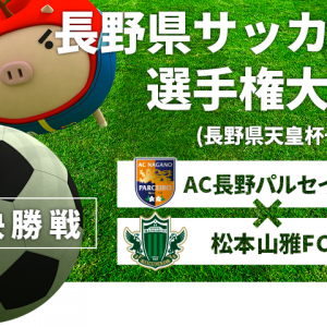 長野県サッカー選手権大会【決勝】ＡＣ長野パルセイロ VS 松本山雅FC（2023年5月7日 日曜日 午後1時55分）