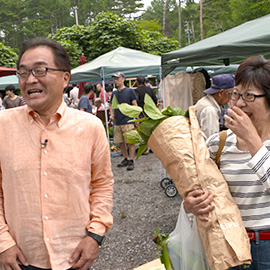 観光客で大にぎわい！原村高原朝市（9月1日 土曜 午前11時）