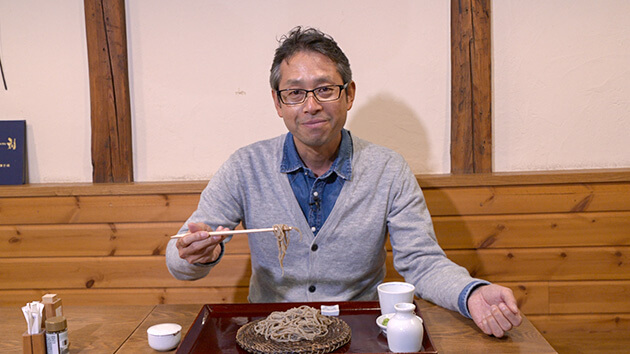 草田アナ幻のそばを試食｜幻のそば復活へ 伊那・入野谷(いりのや)在来