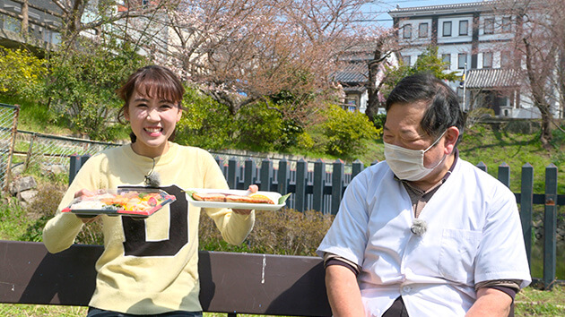 大槻瞳アナウンサー・魚万汲田｜愛され続ける まちの鮮魚店