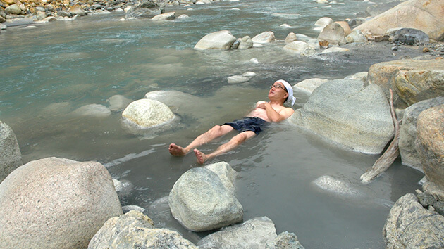 湯俣温泉・自然 露天湯