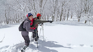 スノーシュー・残雪の森｜ひっそりと楽しむ！北信濃の自然