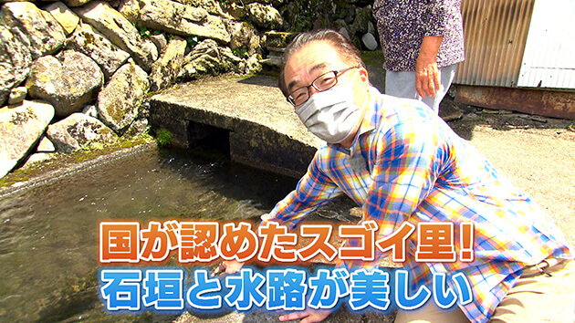 国が認めたスゴイ里！石垣と水路が美しい