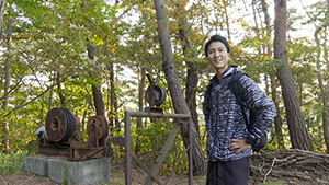 地附山山頂付近にロープウェイ跡｜里山トレッキング！長野市は山城の宝庫