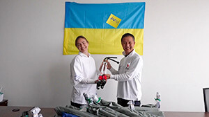 ウクライナ支援 JINRIKI寄贈｜信州発！車いすに付けるやさしい世界