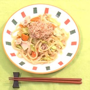 蒸し焼きうどん（7月26日水曜 よる6時55分 放送）