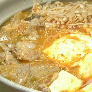 豆腐と豚肉の七味キムチ鍋（11月7日 水曜 よる6時55分）