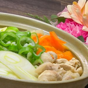白菜のニンニク味噌鍋（2022年1月26日 水曜 よる6時55分）