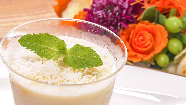 ヤミーの3ステップクッキング トロピカルフルーツのセミフレッド