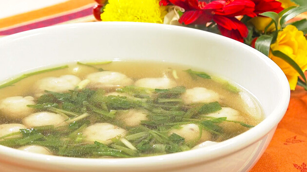 ヤミーの3ステップクッキング つみれとセリのスープ