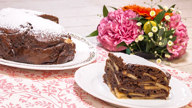 ヤミーの3ステップクッキング アップルチョコケーキ