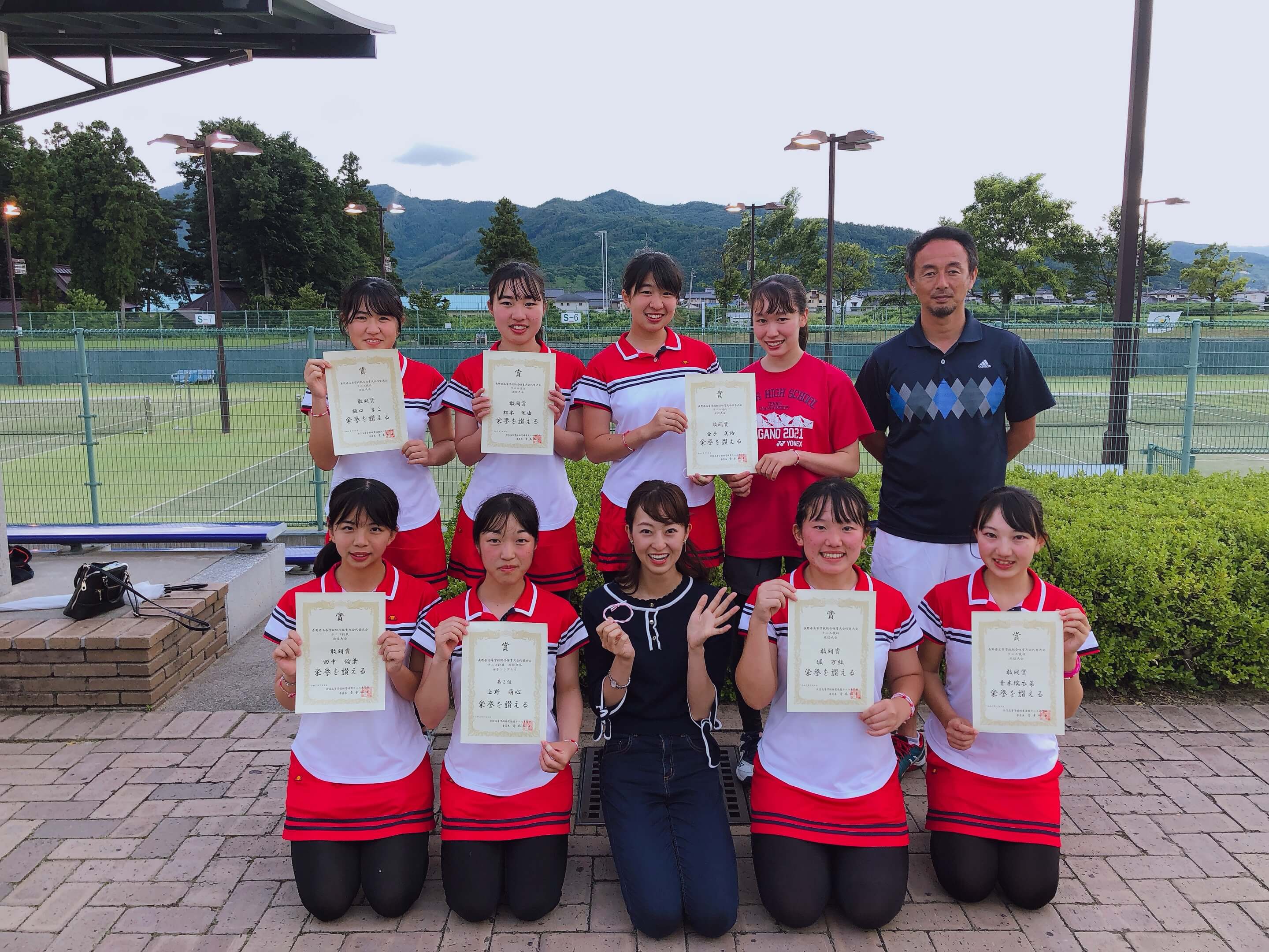 最後の大会！屋代高校女子テニス班（中野）