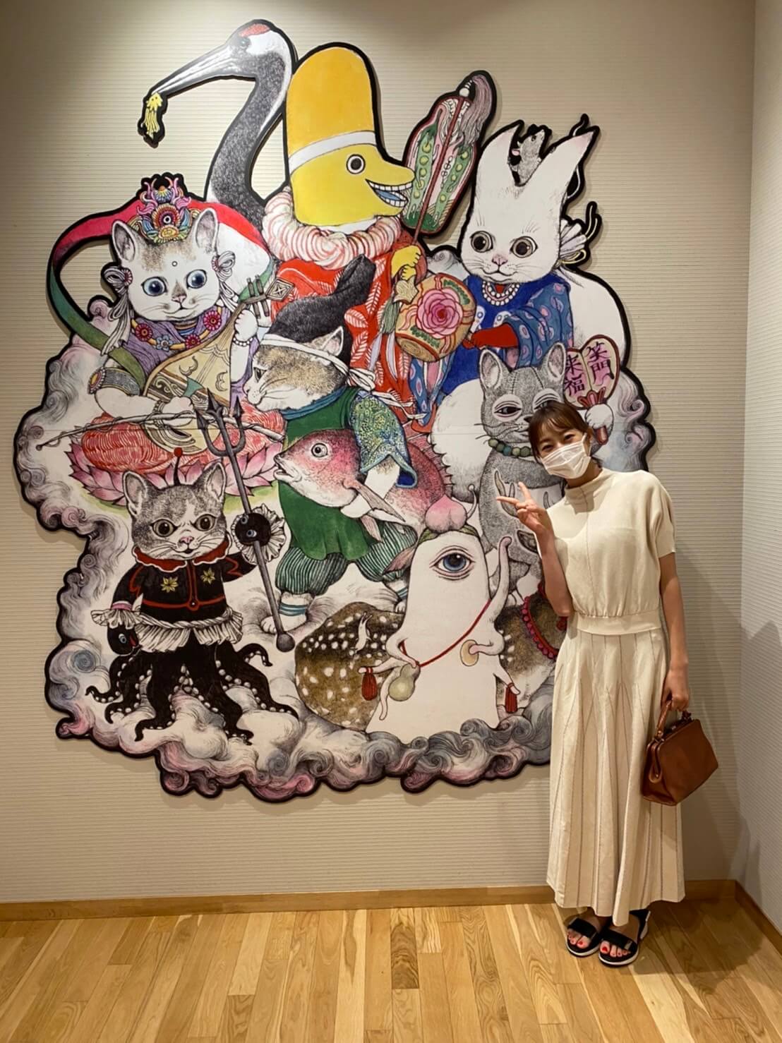 中野、ヒグチユウコ展へ