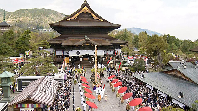 善光寺御開帳・中日庭儀大法要|御開帳だよ!いいね!信州春マルシェ(駅テレマルシェ × いいね!信州スゴヂカラ 合体スペシャル)