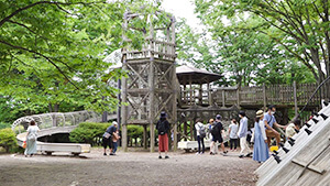 遊具施設・小布施総合公園｜夏にピッタリ！魅力あふれる公園へGO！～噴水広場！おやき作り！ボルダリングも！？～