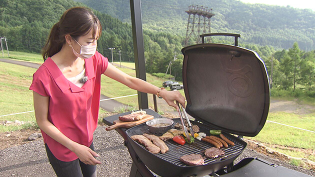 リゾートバーベキュー｜北志賀＆飯山！夏に涼しい高原 ～絶景バーベキュー＆スイーツ 車椅子で森林散策～