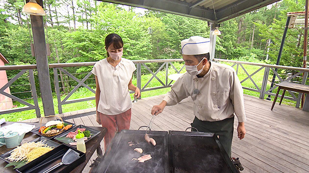 アソビーバ ナガノパーク・BBQ 中野希友未（abnアナウンサー）｜家族でGO!夏のエンジョイスポット 遊べるキャンプ場＆新感覚の野菜工場見学