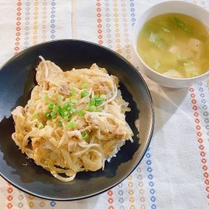 シャキシャキ！ふんわり！親子丼＆鶏出汁スープ（2023年5月6日）