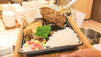 ビュッフェ詰め放題・TAKE５｜お得感がスゴイ！食の詰め放題！ 長野市の夏祭り中継！