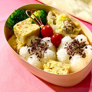 キャベツたっぷり！春弁当（2025年4月5日）