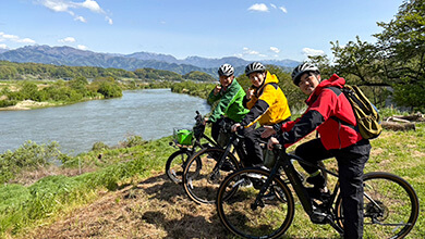絶景｜パンタグラフがE-bikeで新緑薫る北信濃へ！（2025年5月17日）
