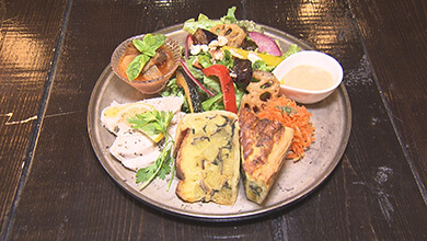 キッシュプレート（クラノ / 飯田市）カフェの秋限定メニュー