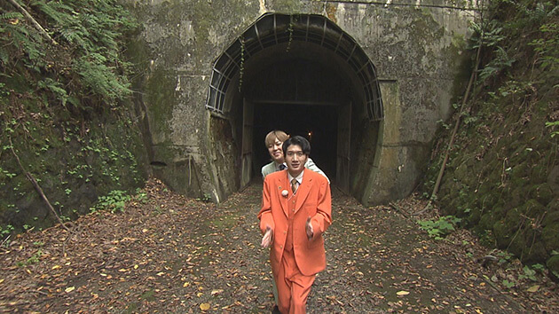 廃線トンネル・パンタグラフ（秋薫る北アルプスの麓でEバイク旅！）