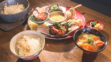 殿様の朝食（農人-note / 松本市）・信州の朝ごはん